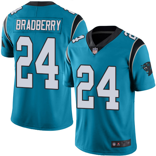 Carolina Panthers Limited Blue Men James Bradberry Jersey NFL Football #24 Rush Vapor Untouchable